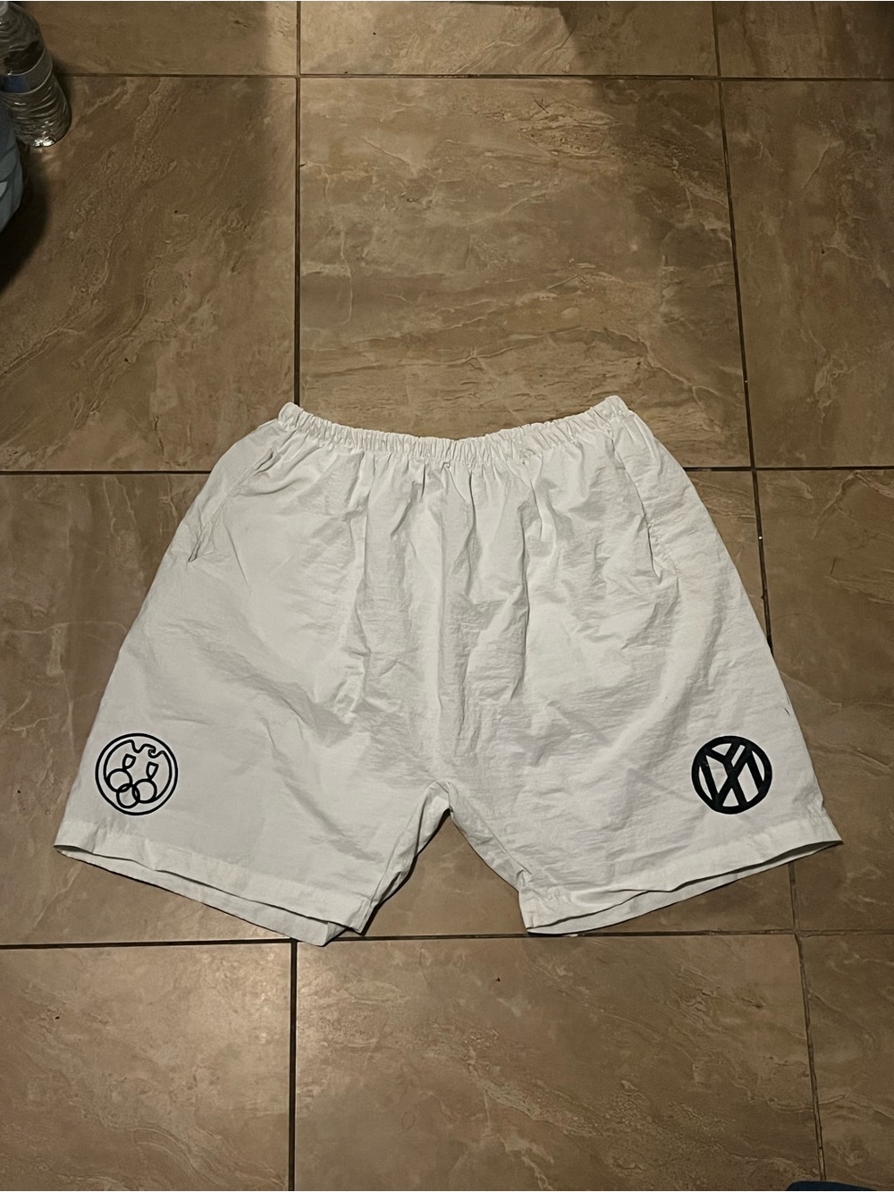 YZY Kanye West Pod Shorts White Size 2 Authentic